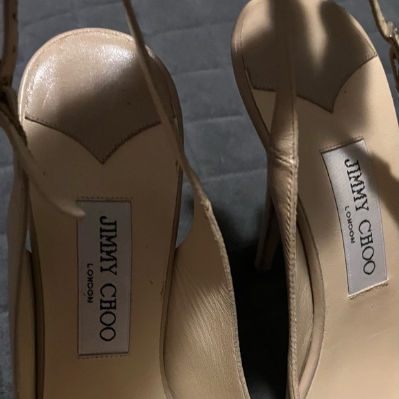 **NEW Jimmy Choo peep toe heels US size 10 - Picture 9 of 10